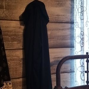 Womens medium black longsleeve polo